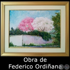 Lapacho rosado y blanco - Obra de Federico Ordiñana
